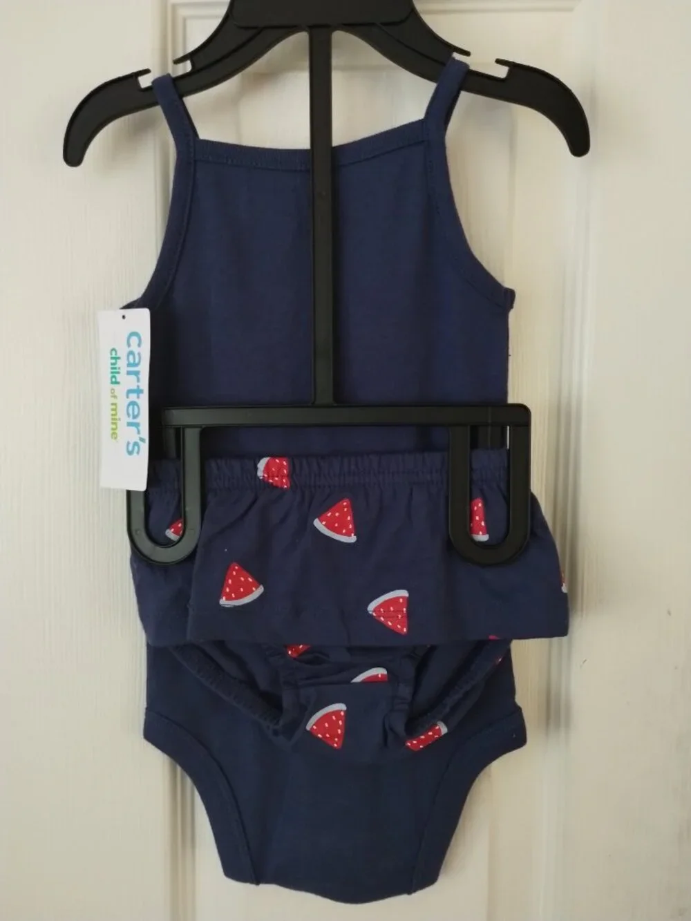 Carter's 2 piece outfit( onesie & bottoms),size-3-6 months